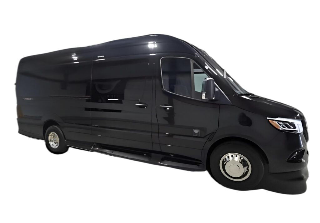 Westchester Mercedes Sprinter Jet Van 7 passenger with private chauffeur for luxury Westchester County travel and airport transfers