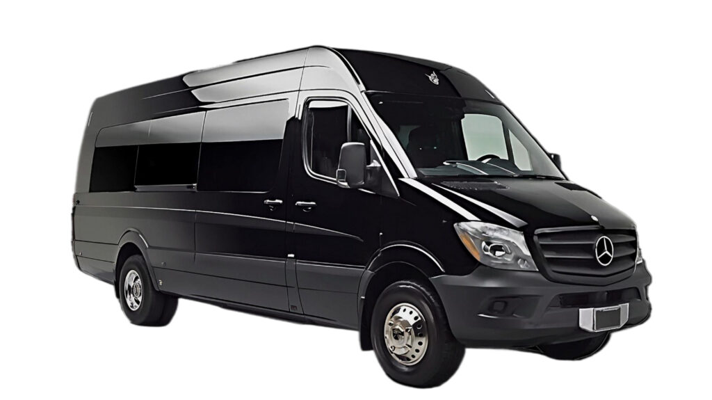 Mercedes Benz Sprinter Luxury VAN Limo NYC private chauffeur limousine service Westchester County