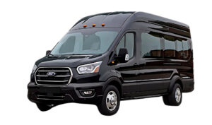Westchester van for hire with private chauffeur providing 14 passenger luxury group transportation in Westchester County